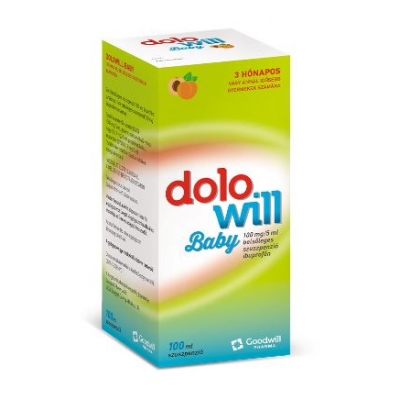 Dolowill Baby 100 mg/5 ml belsőleges szuszpenzió 100 ml