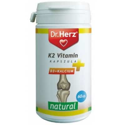 Dr. Herz K2-vitamin + D3 + kalcium kapszula 60 db