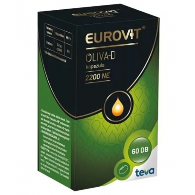 Eurovit Oliva-D 2200 NE kapszula, 60 db