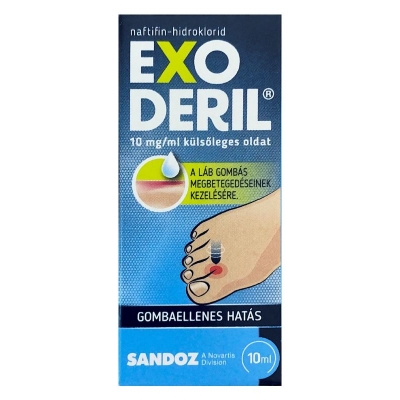 Exoderil 10 mg/ml külsőleges oldat gombás fertőzésre 10 ml