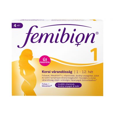 Femibion 1 korai várandósság étrendkiegészítő tabletta 28 db