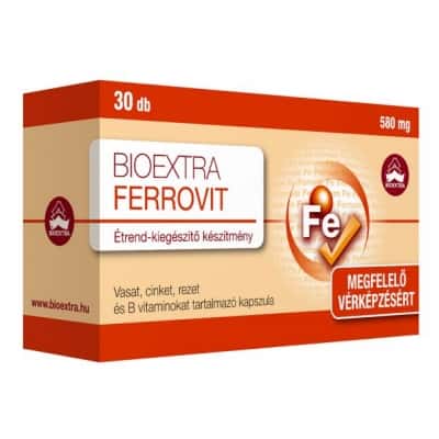 Bioextra ferrovit kapszula 30 db