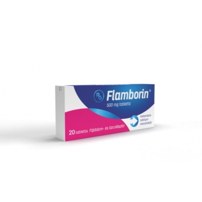 Flamborin 500 mg láz- és fájdalomcsillapító tabletta 20 db