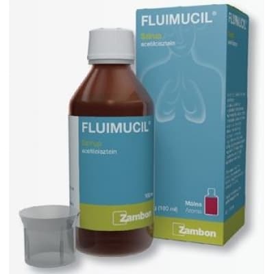 Fluimucil nyákoldó, köptető szirup 100 ml