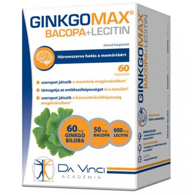 GinkgoMax Bacopa + Lecitin lágy kapszula 60 db