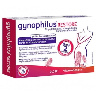 Gynophilus RESTORE hüvelytabletta 2 db