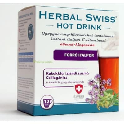 Herbal swiss hot drink forró italpor 12 db
