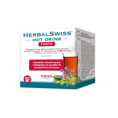 Herbal Swiss Hot Drink Forte forró italpor 24 db
