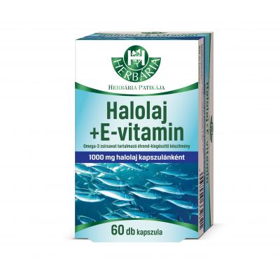 Herbária halolaj + E-vitamin omega3 kapszula 60 db 