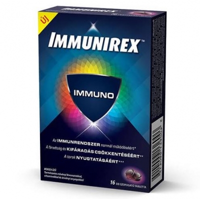 Immunirex Immuno szopogató tabletta 16 db