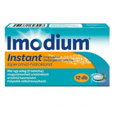 Imodium instant 2 mg szájban oldódó tabletta 12 db