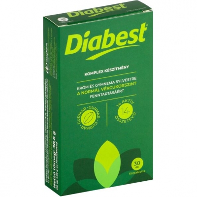 Innopharm Diabest komplex étrend-kiegészítő filmtabletta gurmarral 30 db