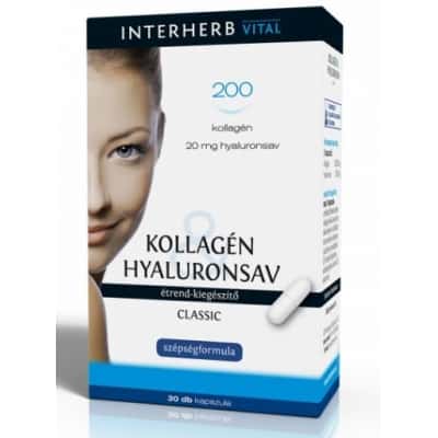 Interherb vital kollagén és hyaluronsav classic kapszula 30 db