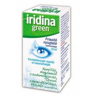 Iridina green frissítő, nyugtató szemcsepp 10 ml