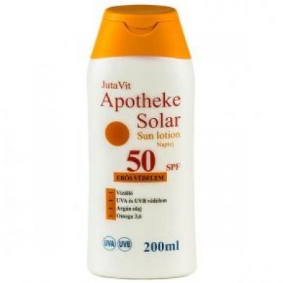 Jutavit apotheke solar SPF50 naptej 200 ml