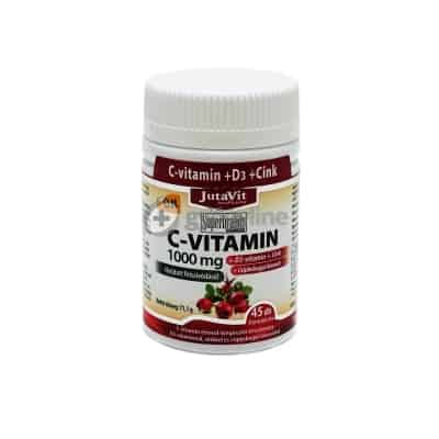 Jutavit C-vitamin 1000 mg + D3 nyújtott felszívódású filmtabletta 45 db