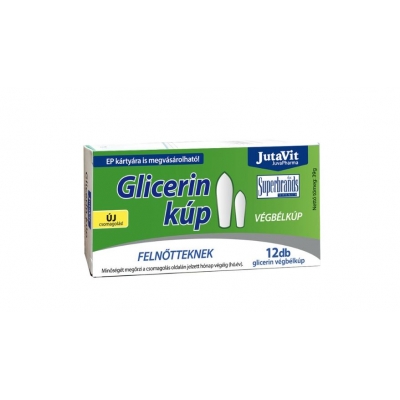 Jutavit Glicerin kúp felnőtt 2500 mg 12 db