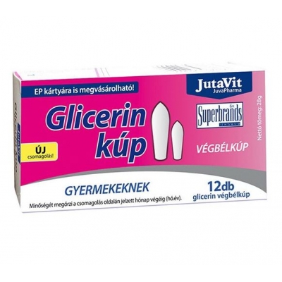 Jutavit Glicerin kúp gyermek 1500 mg 12 db