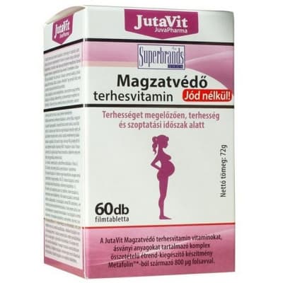 Jutavit Magzatvédő Terhesvitamin jód nélkül 60 db