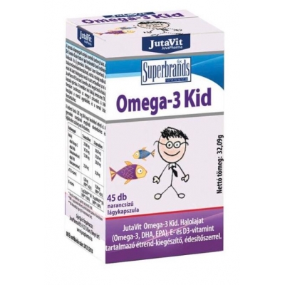 Jutavit omega-3 kid rágókapszula 45 db
