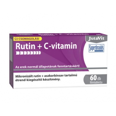 Jutavit rutin + C-vitamin tabletta 50 + 10 db