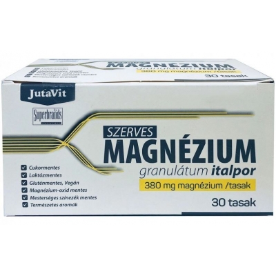 JutaVit Szerves Magnézium granulátum italpor 30 tasak