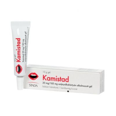 Kamistad 20 mg/185 mg szájnyálkahártyán alkalmazott gél 10 g