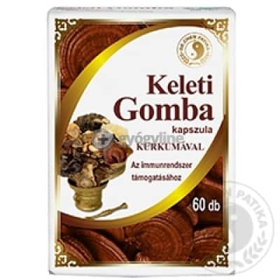 Dr. Chen keleti gomba kapszula kurkumával 60 db