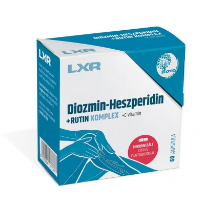 LXR Diozmin-Heszperidin + Rutin Komplex kapszula, 60 darab
