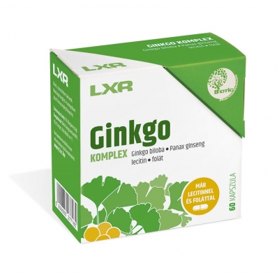 LXR Ginkgo komplex étrend-kiegészítő készítmény 60 db