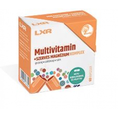 LXR multivitamin + szerves magnézium komplex étrend-kiegészítő készítmény 60 db