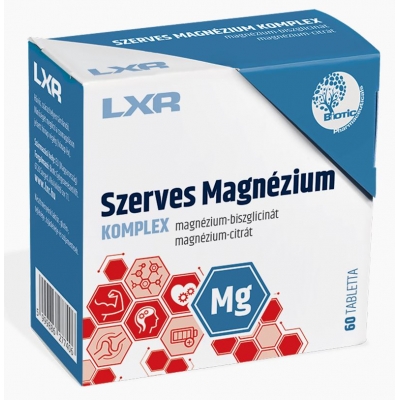 LXR Szerves Magnézium Komplex étrend-kiegészítő tabletta 60 db