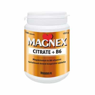 Magnex CITRATE + B6-vitamin 100 db