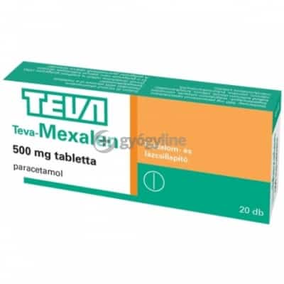 Mexalen 500 mg tabletta 20 db