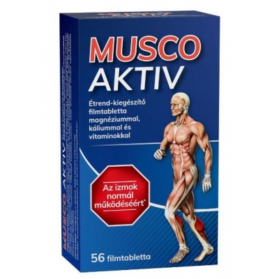 Musco aktiv étrendkiegészítő filmtabletta, 56 db