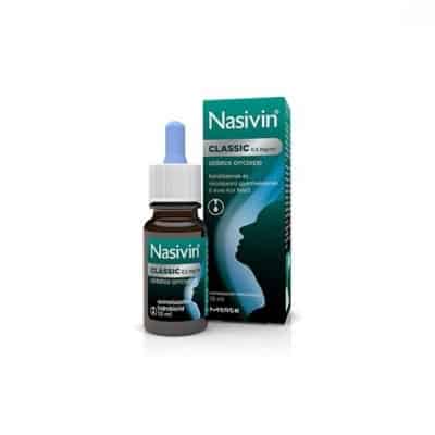 Nasivin classic 0,5 mg/ml oldatos orrcsepp 10 ml