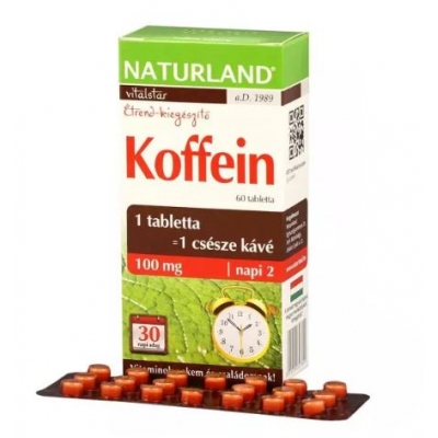 Naturland koffein tabletta 60 db