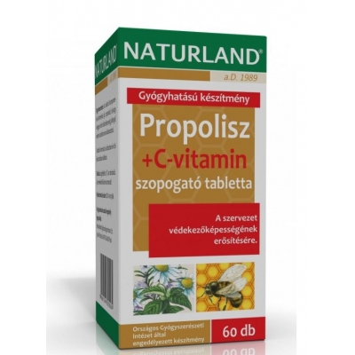 Naturland propolisz C vitamin rágótabletta 60 db