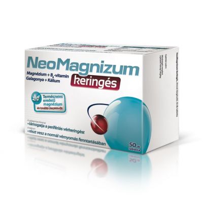 NeoMagnizum Keringés Magnézium tabletta 50 db