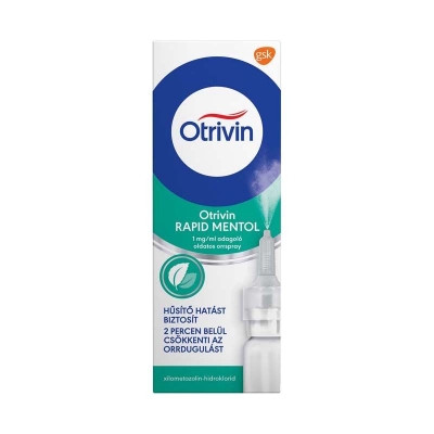  Otrivin rapid menthol 1 mg/ml adagoló oldatos orrspray 10 ml