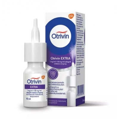 Otrivin Extra 1 mg + 50 mg/ml adagoló oldatos orrspray 10 ml