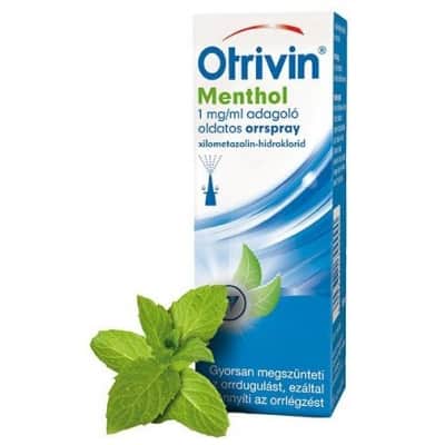  Otrivin menthol 1 mg/ml adagoló oldatos orrspray 10 ml