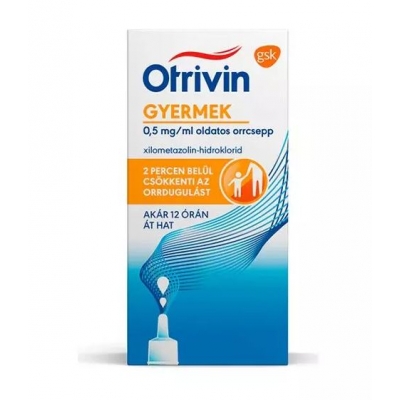 Otrivin 0,5 mg/ml gyermek oldatos orrcsepp 10 ml