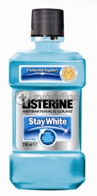 Listerine Stay White antibakteriális szájvíz 250 ml