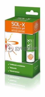 SOL-X mosquito gél, rovarcsípésre 15 ml