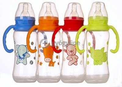 Baby bruin PP BPA mentes cumisüveg fogóval <br>240 ml