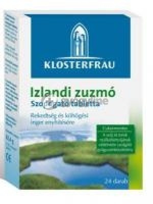 Klosterfrau Izlandi zuzmó köhögés elleni szopogatós tabletta 24 db