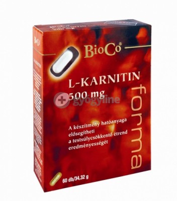 BioCo L-karnitin kapszula, 60 db | profisuti.hu