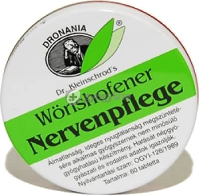 Wörishofener nervenpflegen nyugtató tabletta 60 db
