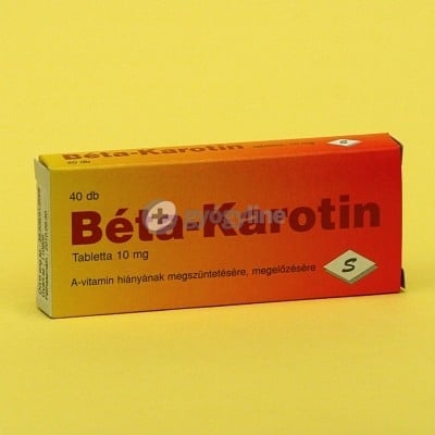 Selenium béta karotin tabletta 40 db